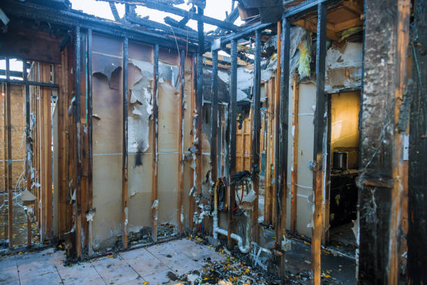 Professional Fire Damage Removal technician working in Cinco Ranch, TX